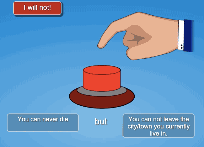do not push the red button game