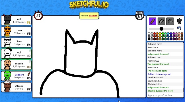 Guess a Sketch – Browser Game